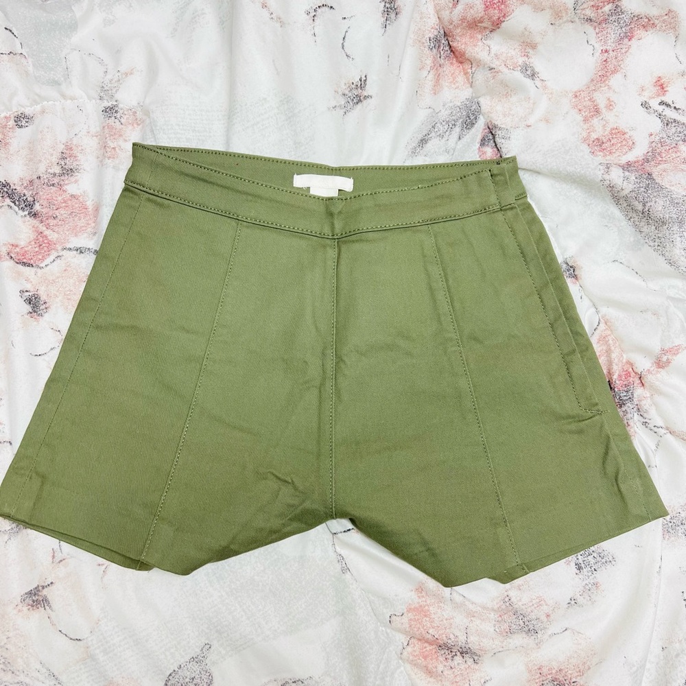 Olive Green Shorts 0